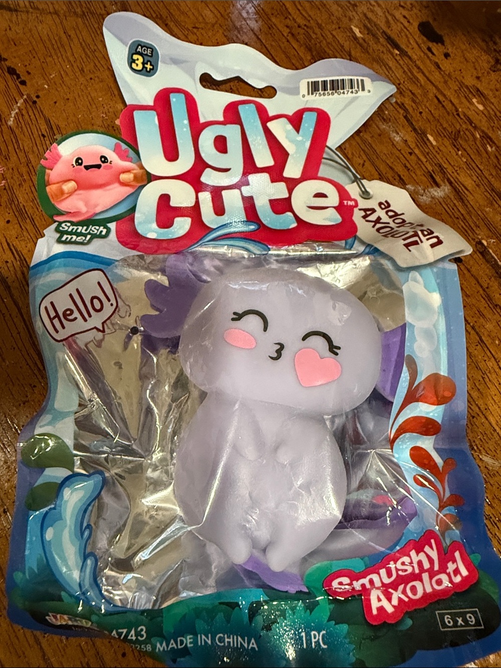 Smushy Axolotl Plush Toy - Lavender